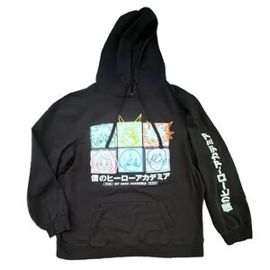 My Hero Academia Hoodie Adults Men's Pullover Cotton Blend Sz XXL